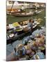 Damnoen Saduak Floating Market, Bangkok, Thailand, Southeast Asia, Asia-Michael Snell-Mounted Photographic Print