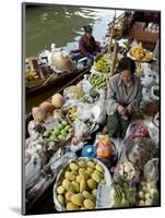 Damnoen Saduak Floating Market, Bangkok, Thailand, Southeast Asia, Asia-Michael Snell-Mounted Photographic Print