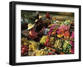 Damnoen Saduak Floating Market, Bangkok, Thailand-Gavin Hellier-Framed Photographic Print