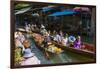 Damnoen Saduak Floating Markets, Bangkok, Thailand, Southeast Asia, Asia-Frank Fell-Framed Photographic Print