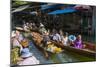 Damnoen Saduak Floating Markets, Bangkok, Thailand, Southeast Asia, Asia-Frank Fell-Mounted Photographic Print