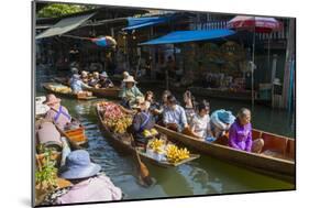 Damnoen Saduak Floating Markets, Bangkok, Thailand, Southeast Asia, Asia-Frank Fell-Mounted Photographic Print