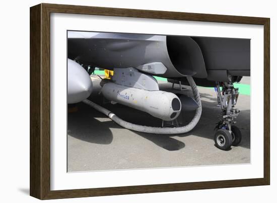 Damocles Targeting Pod Mounted on a French Air Force Rafale Fighter Plane-Stocktrek Images-Framed Photographic Print