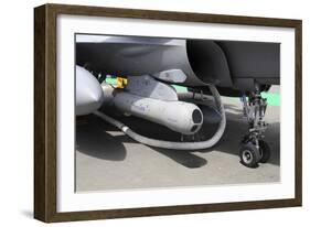 Damocles Targeting Pod Mounted on a French Air Force Rafale Fighter Plane-Stocktrek Images-Framed Photographic Print