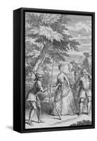 Damon & Phillida, c1730-Gerard Vandergucht-Framed Stretched Canvas