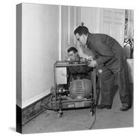 Damp Proofing, Goldthorpe, South Yorkshire, 1957-Michael Walters-Stretched Canvas