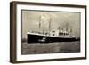 Dampfer Albert Ballin, Begleits, Hamburg Amerika Linie-null-Framed Giclee Print