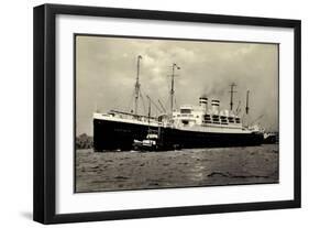 Dampfer Albert Ballin, Begleits, Hamburg Amerika Linie-null-Framed Giclee Print