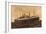 Dampfer Albert Ballin Der Hapag Im Abendrot-null-Framed Giclee Print