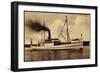 Dampfer Bürgermeister Lafrenz Der Fehmarn Linie-null-Framed Giclee Print