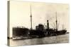 Dampfer City of Westminster, Steamer Near Port-null-Stretched Canvas