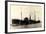 Dampfer City of Westminster, Steamer Near Port-null-Framed Giclee Print