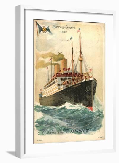 Dampfer Cleveland Der Hapag Unter Us Flagge-null-Framed Giclee Print