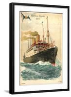 Dampfer Cleveland Der Hapag Unter Us Flagge-null-Framed Giclee Print