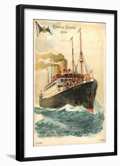 Dampfer Cleveland Der Hapag Unter Us Flagge-null-Framed Giclee Print