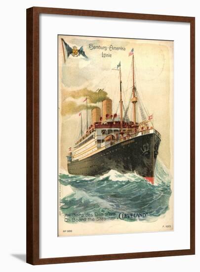 Dampfer Cleveland Der Hapag Unter Us Flagge-null-Framed Giclee Print