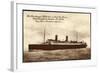 Dampfer Columbus, Norddeutscher Lloyd Bremen-null-Framed Giclee Print