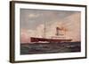 Dampfer Der Blue Funnel Line-null-Framed Giclee Print