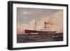 Dampfer Der Blue Funnel Line-null-Framed Giclee Print