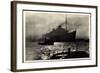 Dampfer Europa Der Norddt. Lloyd Im Hamburger Hafen-null-Framed Giclee Print