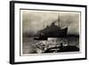 Dampfer Europa Der Norddt. Lloyd Im Hamburger Hafen-null-Framed Giclee Print