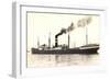 Dampfer Explorer, Steamship, Steamer, 1931-null-Framed Giclee Print