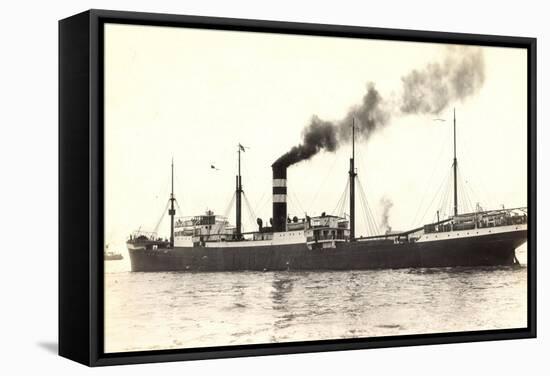 Dampfer Explorer, Steamship, Steamer, 1931-null-Framed Stretched Canvas