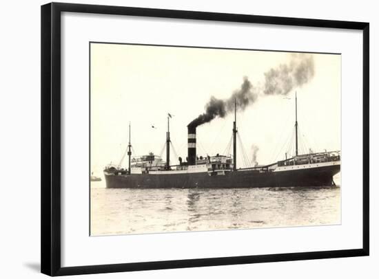 Dampfer Explorer, Steamship, Steamer, 1931-null-Framed Giclee Print