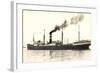 Dampfer Explorer, Steamship, Steamer, 1931-null-Framed Giclee Print