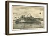 Dampfer Hendrick Huson, Hudson River Day Line-null-Framed Giclee Print