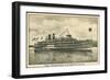 Dampfer Hendrick Huson, Hudson River Day Line-null-Framed Giclee Print