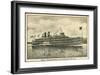 Dampfer Hendrick Huson, Hudson River Day Line-null-Framed Giclee Print
