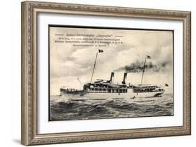 Dampfer Imperator, Stettiner Dampfschiffahrtsges.-null-Framed Giclee Print