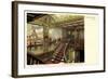 Dampfer Kaiserin Auguste Victoria Der Hapag, Treppe-null-Framed Giclee Print