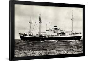 Dampfer M.S. Ares, Knsm-null-Framed Giclee Print