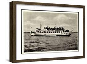 Dampfer M.S. Flevo Meer, Veluwemeer, Harderwijk-null-Framed Giclee Print