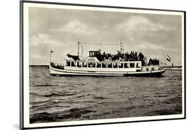 Dampfer M.S. Flevo Meer, Veluwemeer, Harderwijk-null-Mounted Giclee Print