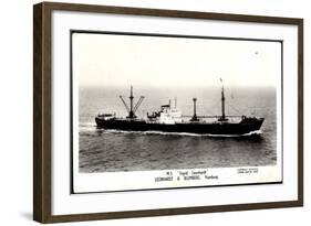 Dampfer M.S. Ingrid Leonhardt, Leonhardt and Blumberg-null-Framed Giclee Print