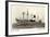 Dampfer M.S. Modjokerto, Rotterdamsche Lloyd-null-Framed Giclee Print