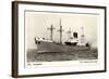 Dampfer M.S. Modjokerto, Rotterdamsche Lloyd-null-Framed Giclee Print