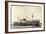 Dampfer M.S. Prins Willem George Frederik, Oranje L-null-Framed Giclee Print