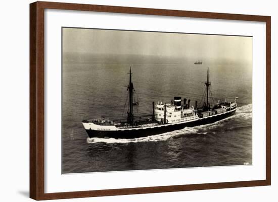 Dampfer M.S. Sarpedon, Knsm-null-Framed Giclee Print