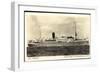 Dampfer M.S. Sibaj, Rotterdamsche Lloyd-null-Framed Giclee Print