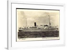 Dampfer M.S. Sibaj, Rotterdamsche Lloyd-null-Framed Giclee Print