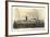 Dampfer M.S. Sibaj, Rotterdamsche Lloyd-null-Framed Giclee Print