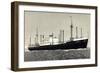 Dampfer M.S. Sloterdyk, Holland America Line-null-Framed Giclee Print