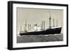 Dampfer M.S. Sloterdyk, Holland America Line-null-Framed Premium Giclee Print