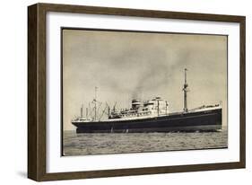 Dampfer M.V. Dalerdijk, Holland America Line-null-Framed Giclee Print