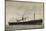 Dampfer M.V. Dalerdijk, Holland America Line-null-Mounted Giclee Print