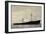 Dampfer M.V. Dongedyk, Holland America Line-null-Framed Giclee Print